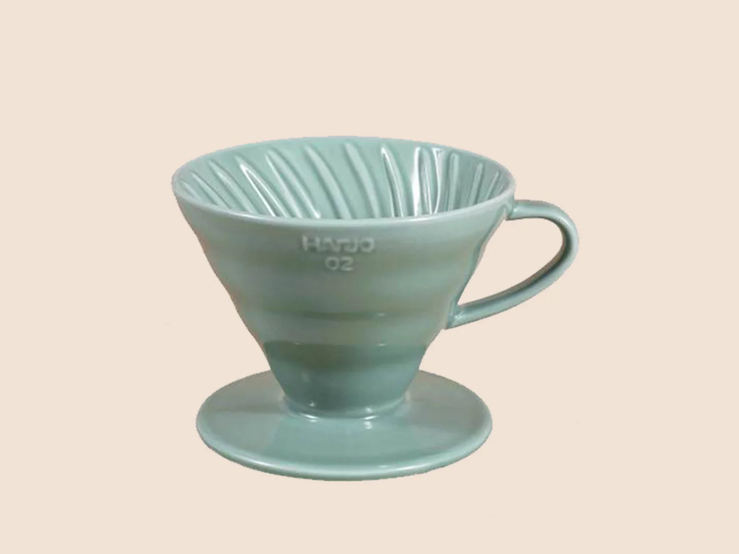 Hario V60 Ceramic Dripper Oil Green